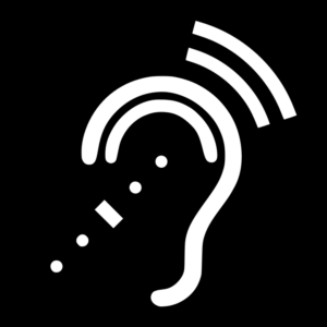 visual symbol for hard-of-hearing