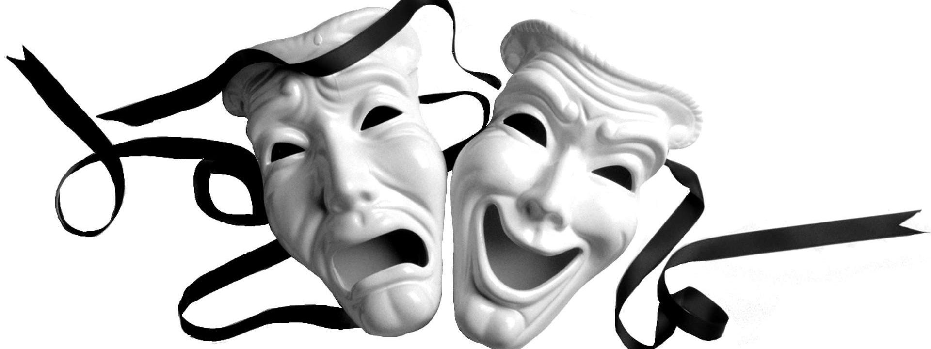 comedy tragedy masks wallpaper