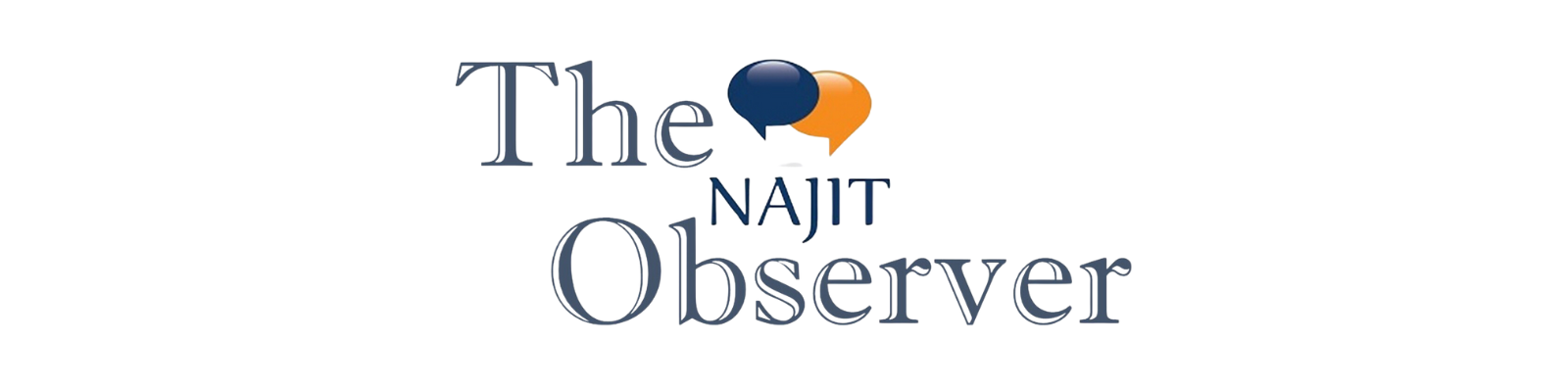 The NAJIT Observer logo featuring the words 'The NAJIT Observer' with two overlapping speech bubbles above the word 'NAJIT.